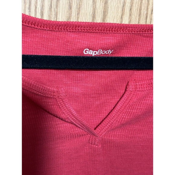 Gap Body Long Sleeve XS Red Top Shirt Tunic NWT Org $29 - Picture 5 of 6
